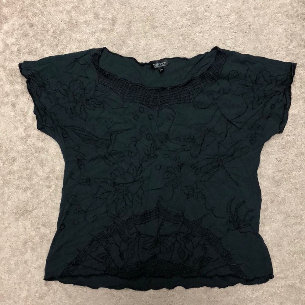 Top shop black shirt